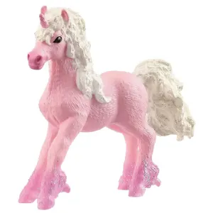 70832 Poulain Licorne fleuri