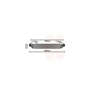 VAN WEZEL Intercooler, échangeur pour OPEL: Astra (Ref: 37014704)