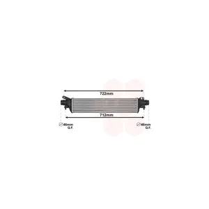 VAN WEZEL Intercooler, échangeur pour OPEL: Corsa (Ref: 37004661)