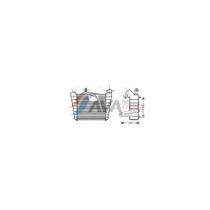 AVA COOLING SYSTEMS SAA4020 Intercooler
