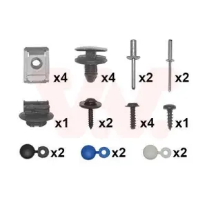 VAN WEZEL Kit d'assemblage, pare-chocs pour PEUGEOT: 208 (Ref: 4035794)