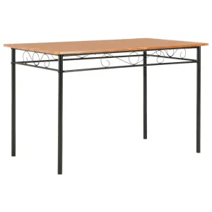 Table a manger Marron 120x70x75 cm MDF