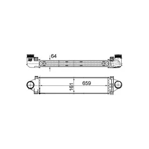 MAHLE CI 501 000S Intercooler
