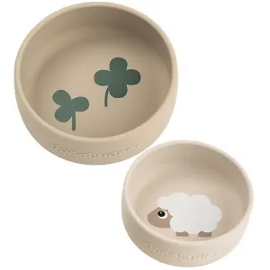 Lot de 2 bols Sheepy Sable