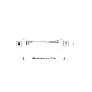 Jeu De Câbles D'Allumage Magneti Marelli Msk735 Renault