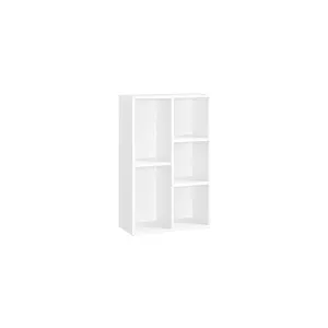 Bibliothèque à 5 compartiments, Blanc