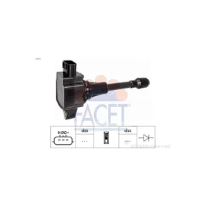 FACET Bobine d'allumage (Ref: 9.6517)