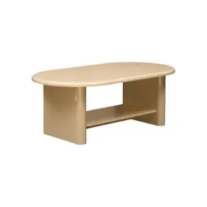 Table Basse Avec Étagère Douglas 110cm Beige