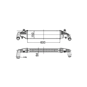 MAHLE CI 504 000S Intercooler