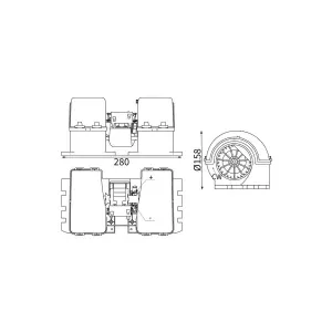 Ventilation Intérieure Mahle Ab36000s