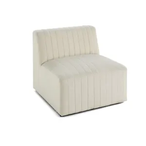 Nova - Module D'assise - En Velours - Beige