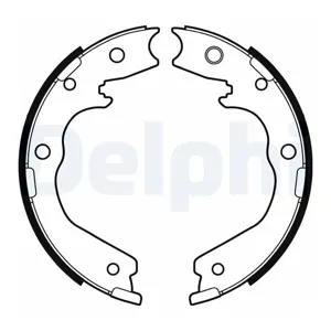 DELPHI Mâchoires de frein X4 pour ISUZU: Trooper & G.M.E.: TROOPER (Ref: LS2137)