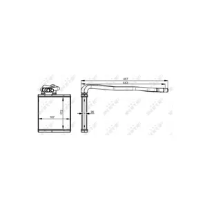 Système De Chauffage Nrf 54343 Ford