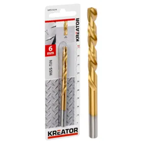 Foret métaux en titane HSS Ø 4x75mm