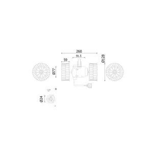 Ventilation Intérieure Mahle Ab324000s