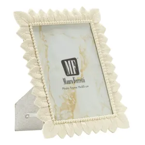 Cadre Photo Déco Light Leaf 15x20cm Crème