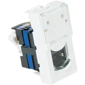 Prise RJ45 cat.6 FTP 1 module Legrand Mosaic composable