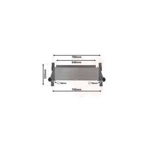 VAN WEZEL Intercooler, échangeur pour FORD: Ranger (Ref: 18014701)