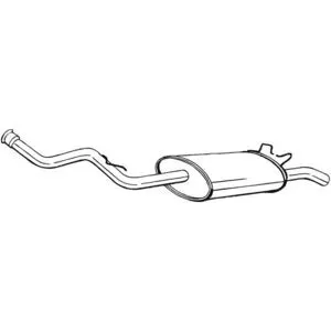 Silencieux arrière BOSAL 220-005