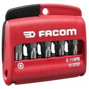 Facom Série 1 de 10 embouts dans porte-embouts (E.113PB)