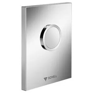 Schell Edition WC plaque d' Inox , basse pression, simple chasse