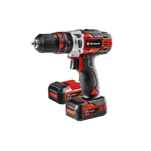 Einhell TE-CD 12/1 Li-i (2x2,0Ah) 2 vitesses-Perceuse-visseuse à percussion sans fil + 2 batteries