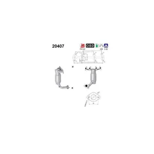 AS Catalyseur pour FORD: Fiesta (Ref: 20407)