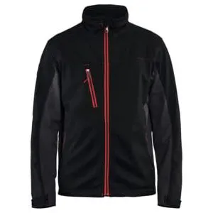 Veste Softshell Noir/rouge Taille M