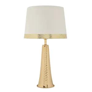Lampe De Table Tower Dorée Design Élégant Lumineux