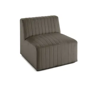 Nova - Module D'assise - En Velours - Gris