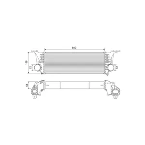 VALEO Intercooler, échangeur pour IVECO: Daily (Ref: 818315)