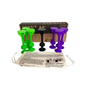 Tossit violet et vert jeu d 'adresse