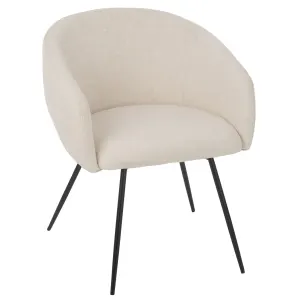 Chaise Design Wales 75cm Ivoire
