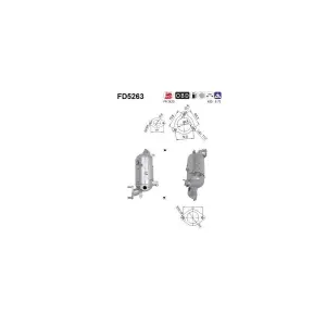 AS FD5263 Filtre à particules