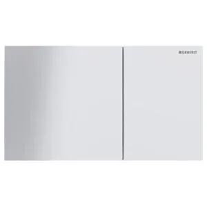 Geberit Plaque de commande Sigma 70 Square, double chasse, blanc (115622SI1)