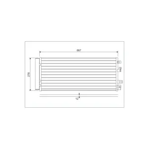 VALEO Condenseur, climatisation pour OPEL: Corsa (Ref: 822575)