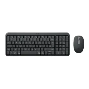 Logitech Mk250 Compact Bluetooth Wireless Combo Clavier Souris Incluse Universel Rf Sans Fil + Blue…