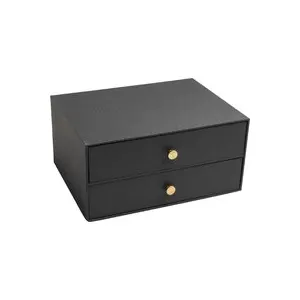 Module À Deux Tiroirs Officebyme - Noir