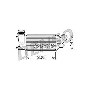 DENSO Intercooler, échangeur pour CITROËN: Jumpy, Dispatch & PEUGEOT: Expert, 807 & FIAT: Scudo (Re…