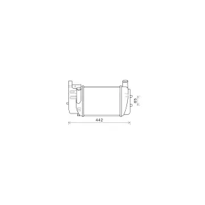 VAN WEZEL 53004645 Intercooler