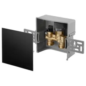 Oventrop Régulateur de température de retour Unibox E RTL ESG noir, avec limitation temp. départ et…