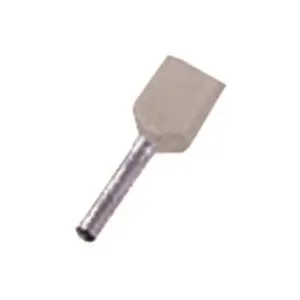 Intercable 180744 Embout double dextrémité de câble 0.75 mm² partiellement isolé gris 1 pc(s) Piece