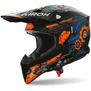 Casque cross Airoh WRAAAP GEAR 2027 Multicolore