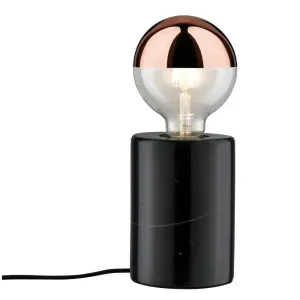 Paulmann 79600 Lampe De Table E27 Noir