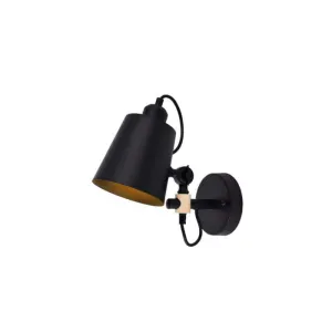 Lampe Murale Edm Vintage Noir E27