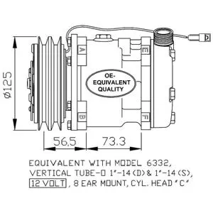 NRF 32802 Compresseur de clim