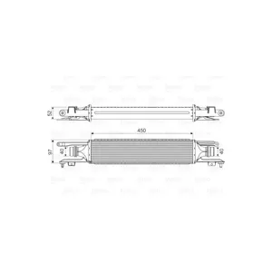 VALEO Intercooler, échangeur pour OPEL: Corsa (Ref: 818577)