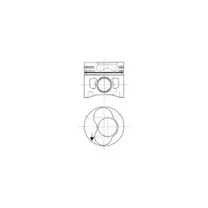 Piston Ks Kolbenschmidt 99742700 Volkswagen