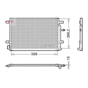 DENSO DCN02038 Condenseur, climatisation