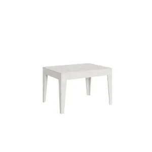 Itamoby Table extensible effet bois blanc 90x120/180 cm